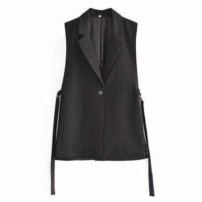 2021 Jacket Women Blazer Gilet Sleeveless Vest Fashion Casual Streetwear Woman Waistcoat Tops veste femme